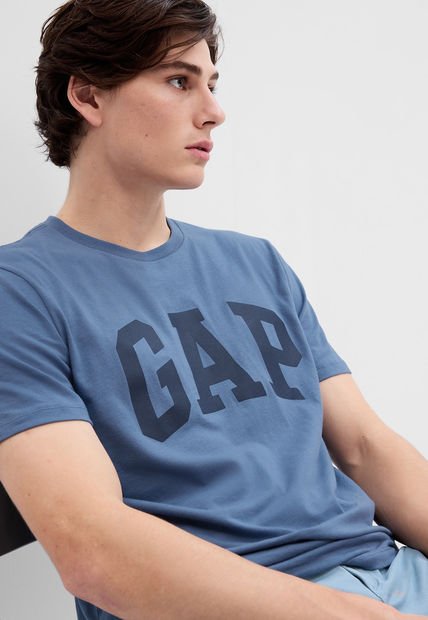 Camiseta Azul Raf-Azul Navy GAP