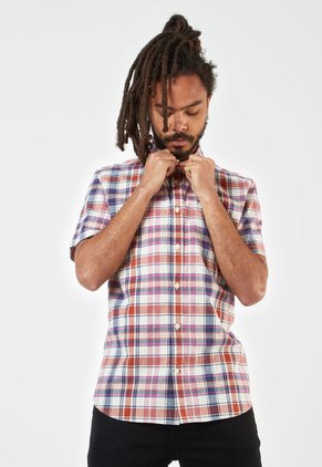 Camisa Beige-Terracota-Azul-Rosa GAP