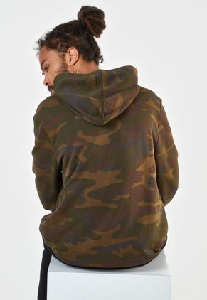 Hoodie Café-Verde-Negro GAP