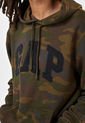 Hoodie Café-Verde-Negro GAP de GAP