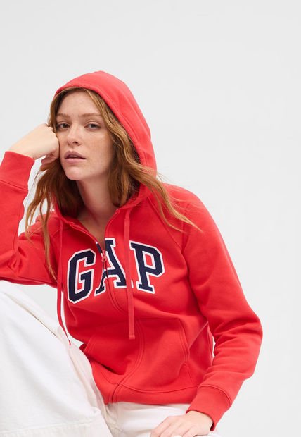 Hoodie Rojo-Azul-Blanco GAP