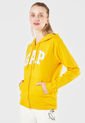 Hoodie Amarillo-Blanco-Gris GAP de GAP