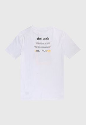 Camiseta Blanco-Amarillo-Negro GAP Kids National Geographic