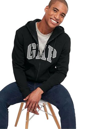 Chaqueta Negro-Gris GAP