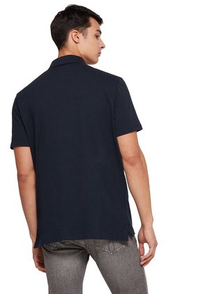 Polo Azul Navy-Gris GAP