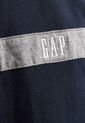 Polo Azul Navy-Gris GAP de GAP