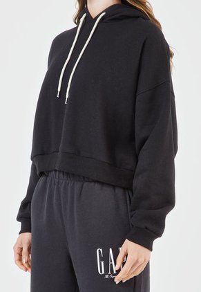 Hoodie Negro-Blanco GAP