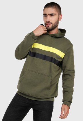 Buzo Verde Oliva-Negro-Amarillo GAP