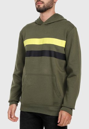 Buzo Verde Oliva-Negro-Amarillo GAP