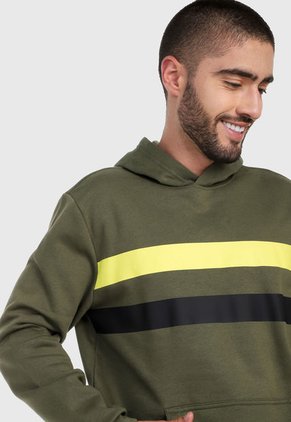 Buzo Verde Oliva-Negro-Amarillo GAP