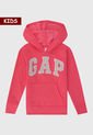 Hoodie Magenta-Gris GAP Kids de GAP
