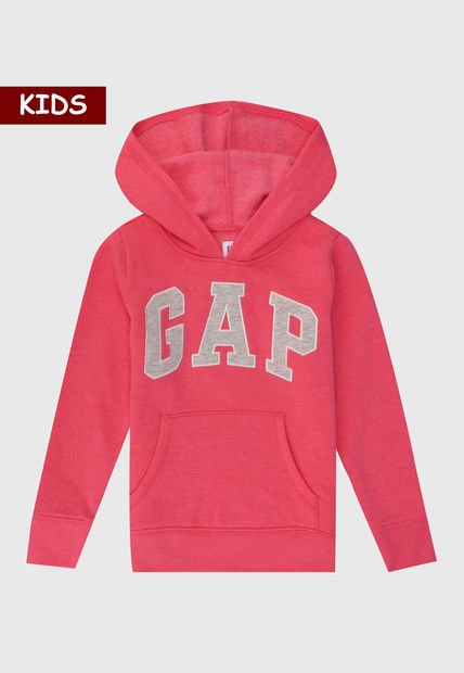 Hoodie Magenta-Gris GAP Kids