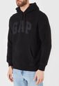 Hoodie Negro-Gris GAP de GAP