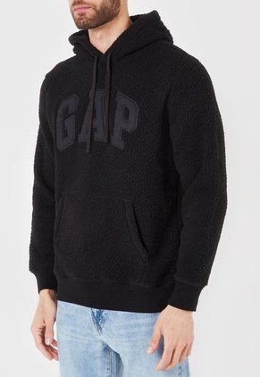 Hoodie Negro-Gris GAP
