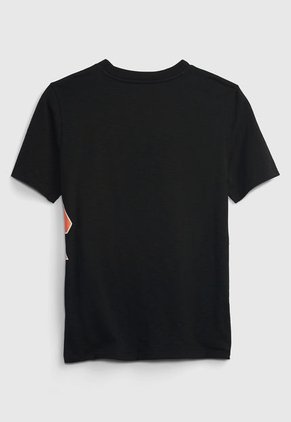 Camiseta Negro-Multicolor GAP Kids