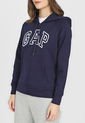 Hoodie Azul Navy-Blanco GAP de GAP