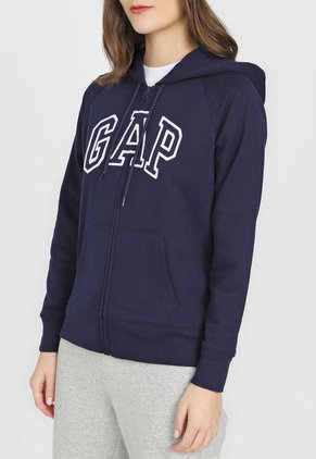 Hoodie Azul Navy-Blanco GAP