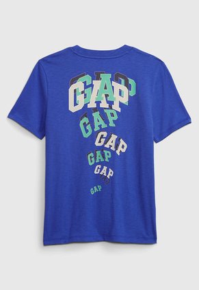 Camiseta Azul Royal-Multicolor GAP Kids