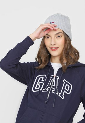 Hoodie Azul Navy-Blanco GAP