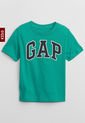 Camiseta Verde-Azul Navy-Blanco GAP Kids de GAP