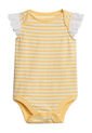 Body Amarillo-Blanco GAP Simple Stripe Yellow de GAP
