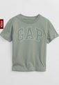 Camiseta Verde Grisáceo-Verde GAP Kids de GAP