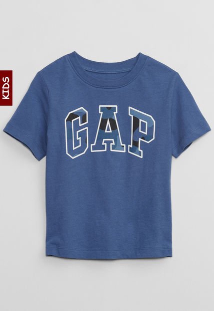 Camiseta Azul-Blanco GAP Kids