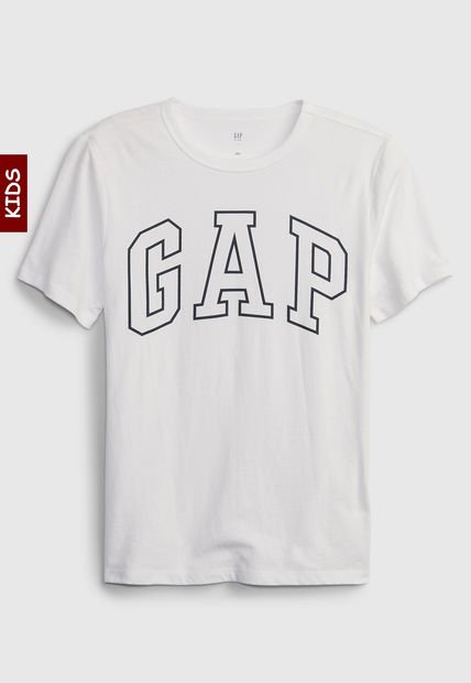 Camiseta Blanco-Negro GAP Kids