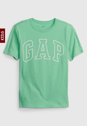 Camiseta Verde Manzana-Blanco GAP Kids