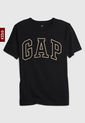 Camiseta Negro-Marfil GAP Kids de GAP