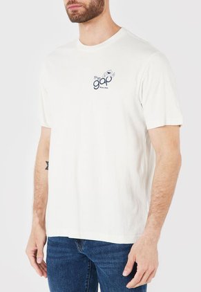 Camiseta Beige-Azul GAP