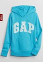 Hoodie Aguamarina-Celeste GAP Kids de GAP