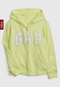Hoodie Amarillo-Blanco GAP Kids de GAP