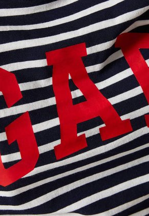 Camiseta x2 Blanco-Azul-Rojo GAP