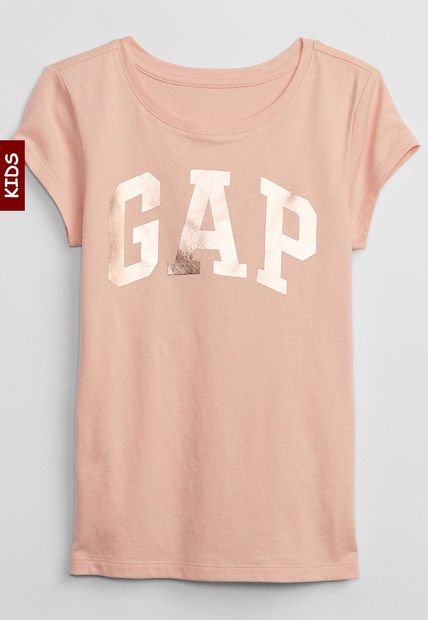 Camiseta Palo Rosa-Oro Rosa GAP Kids