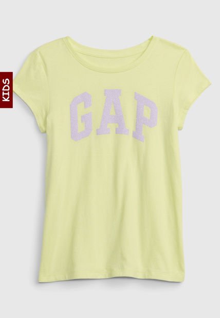 Camiseta Amarillo-Plateado GAP Kids