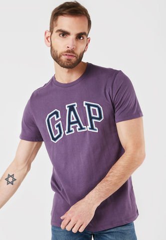 GAP - Camiseta Violeta-Azul-Blanco GAP
