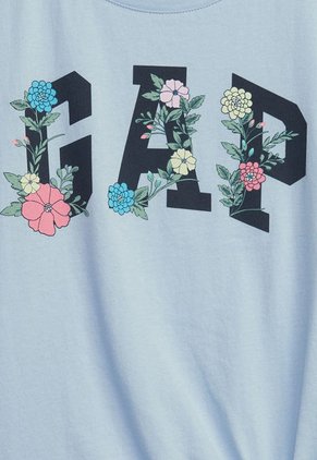 Camiseta Celeste-Azul Navy-Multicolor GAP Kids