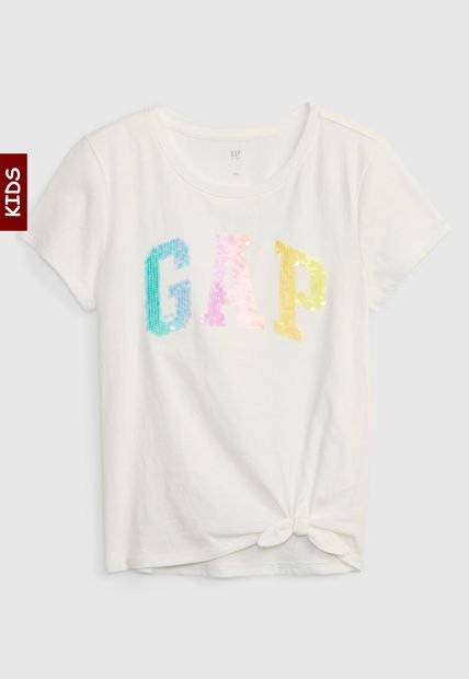Camiseta Marfil-Multicolor GAP Kids