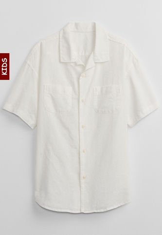 Camisa Marfil GAP Kids GAP