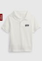 Polo Blanco-Azul NAvy GAP Kids de GAP