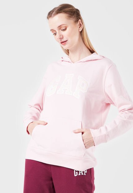 Hoodie Rosa-Blanco GAP