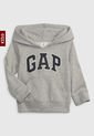 Hoodie Gris-Azul Navy-Blanco GAP Kids de GAP