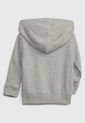 Hoodie Gris-Azul Navy-Blanco GAP Kids de GAP