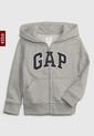 Hoodie Gris-Azul Navy-Blanco GAP Kids de GAP