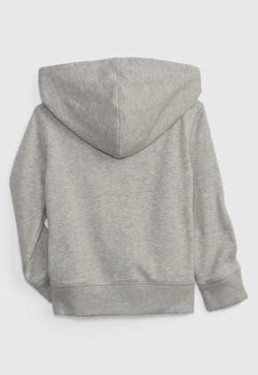 Hoodie Gris-Azul Navy-Blanco GAP Kids