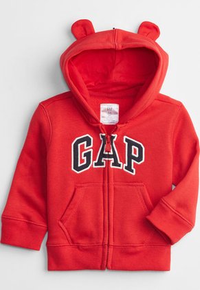 Hoodie Rojo-Azul Navy-Blanco GAP Kids