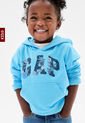 Hoodie Aguamarina-Azul GAP Kids de GAP