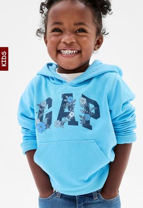 Hoodie Aguamarina-Azul GAP Kids
