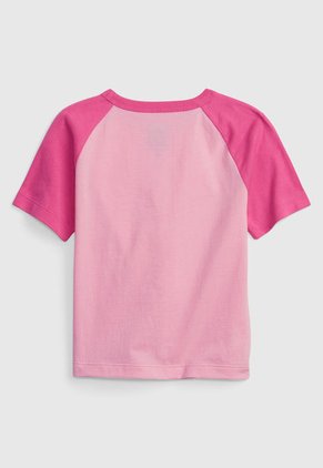 Camiseta Rosa-Magenta-Blanco GAP Kids